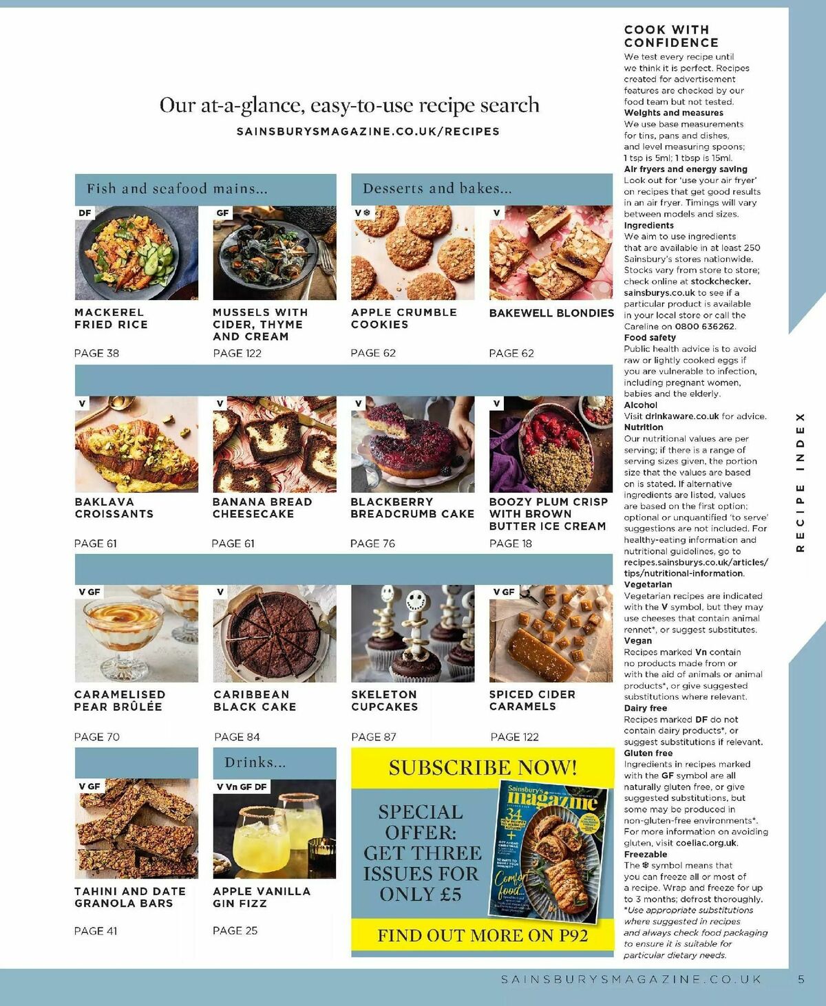 Sainsbury's Magazine October Offers from 1 October