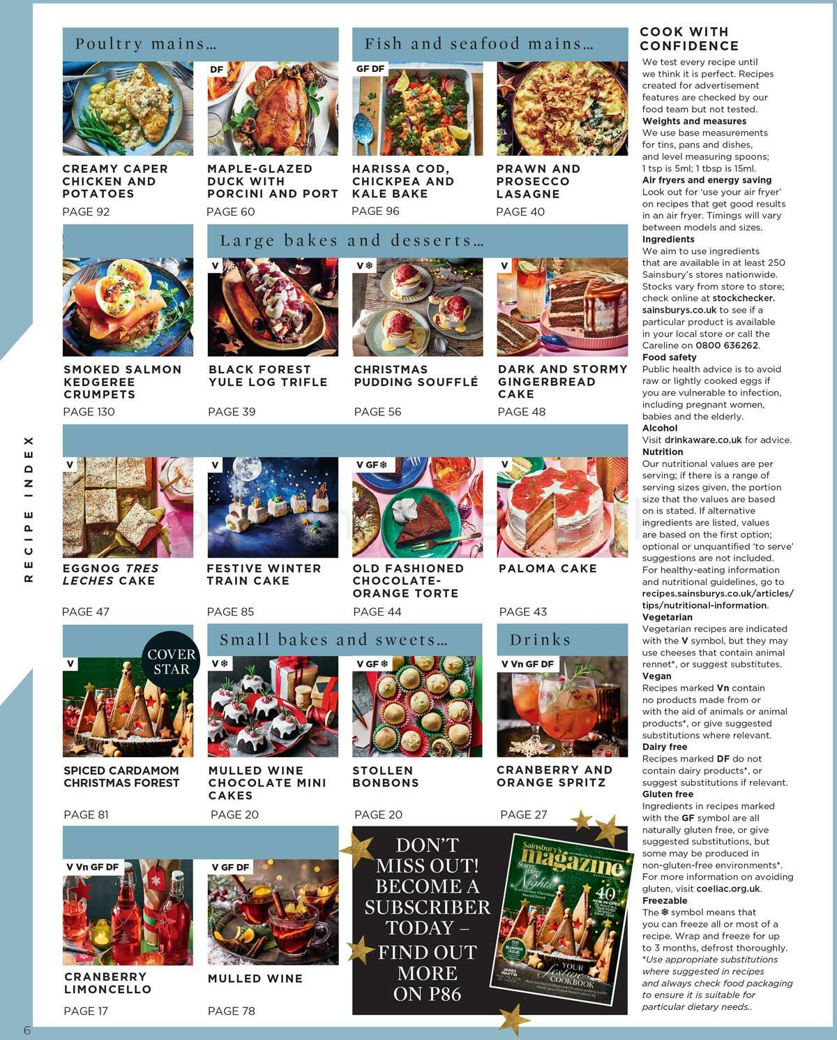 Sainsbury's Magazine November Offers from 1 November