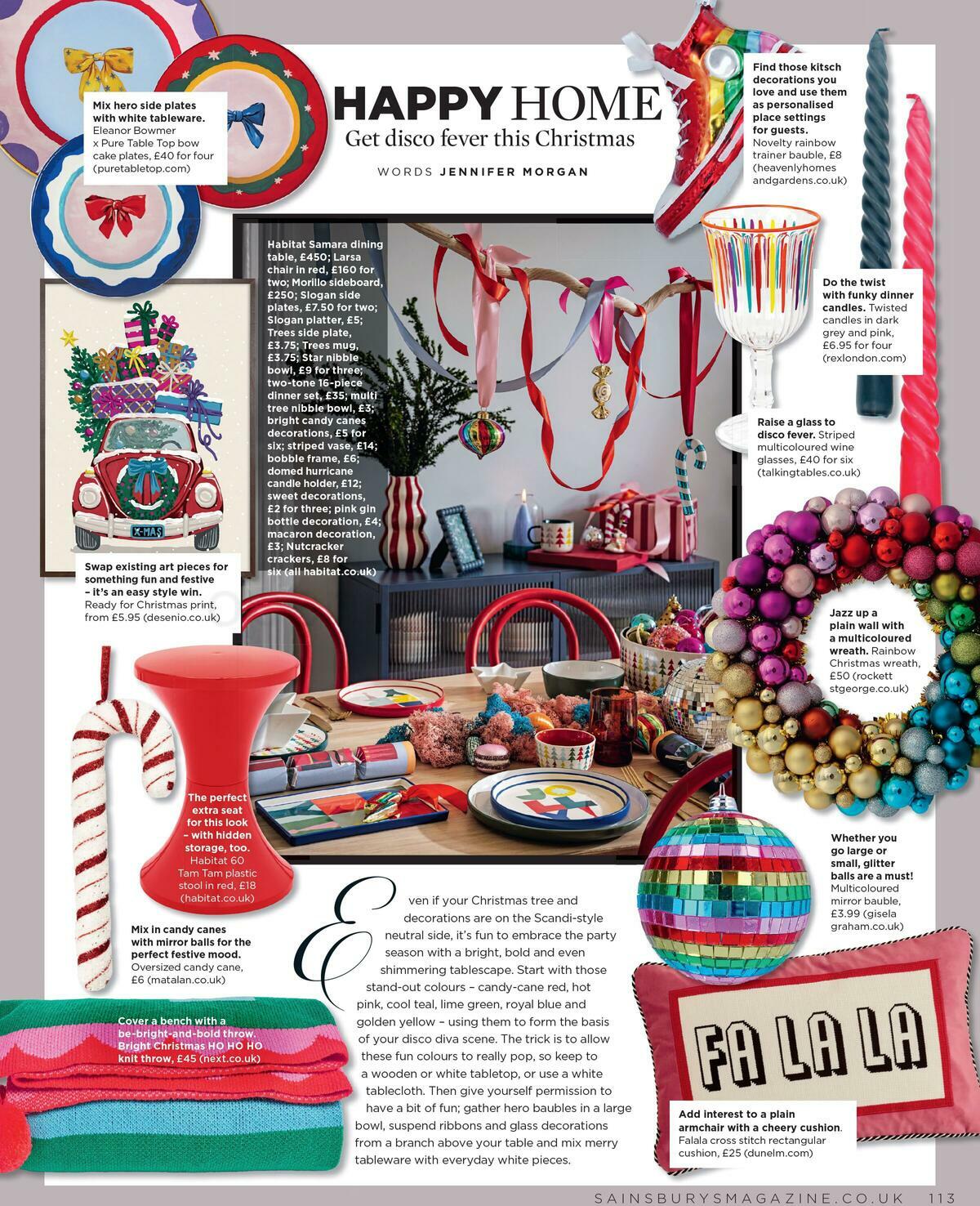 Sainsbury's Magazine December Offers from 1 December