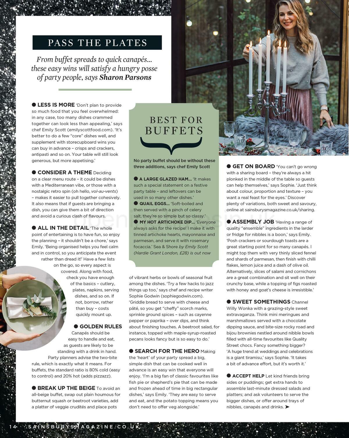 Sainsbury's Magazine December Offers from 1 December