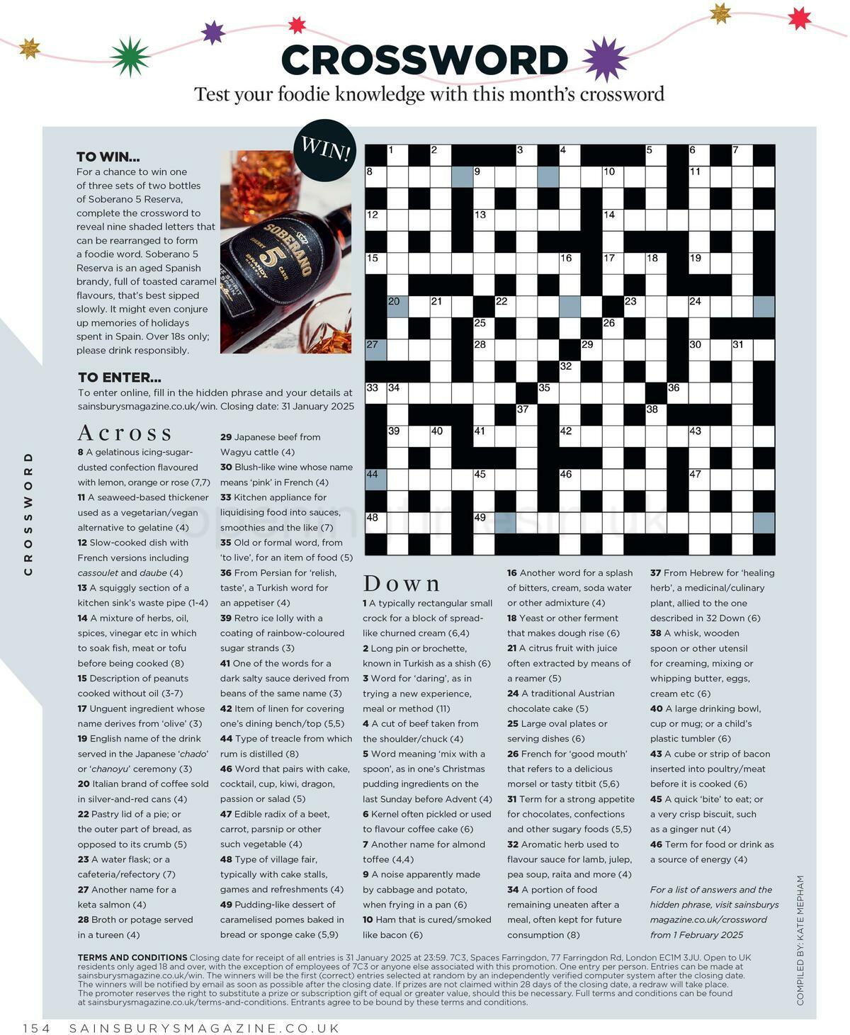 Sainsbury's Magazine December Offers from 1 December