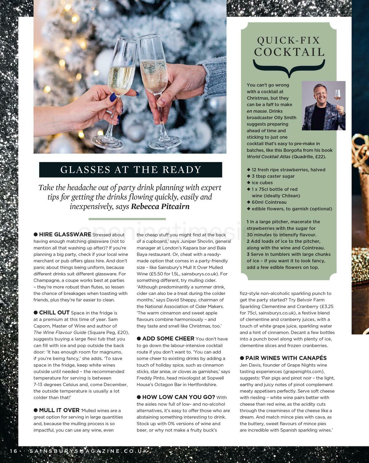 Sainsbury's Magazine December Offers from 1 December