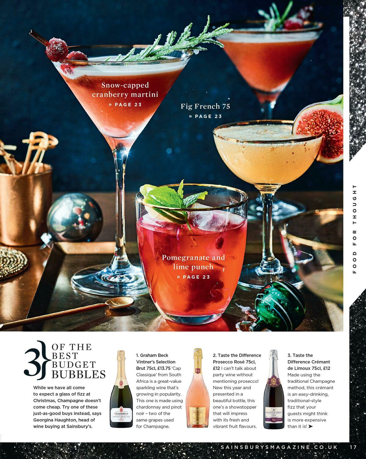 Sainsbury's Magazine December Offers from 1 December