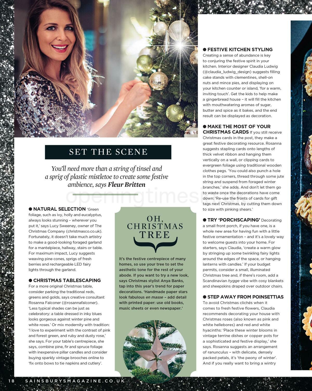 Sainsbury's Magazine December Offers from 1 December