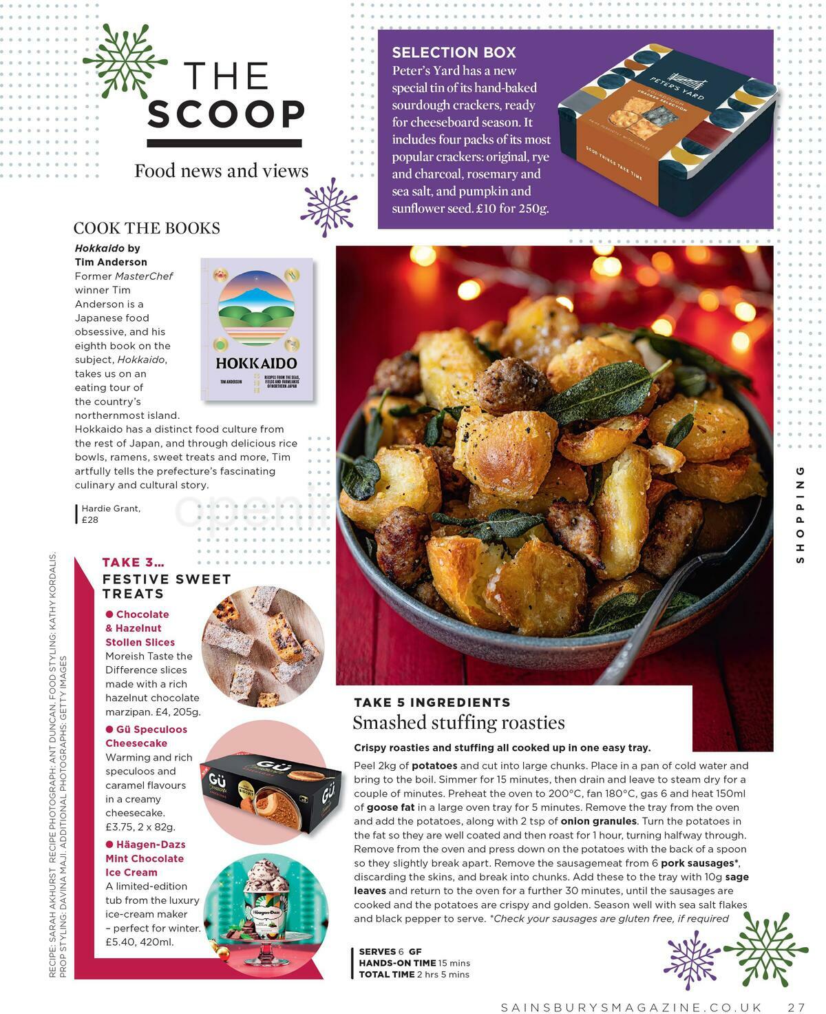 Sainsbury's Magazine December Offers from 1 December