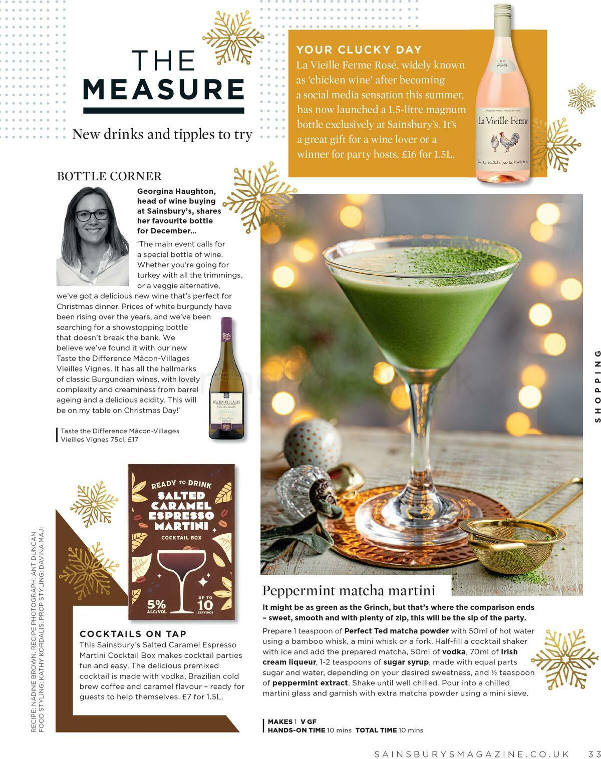 Sainsbury's Magazine December Offers from 1 December