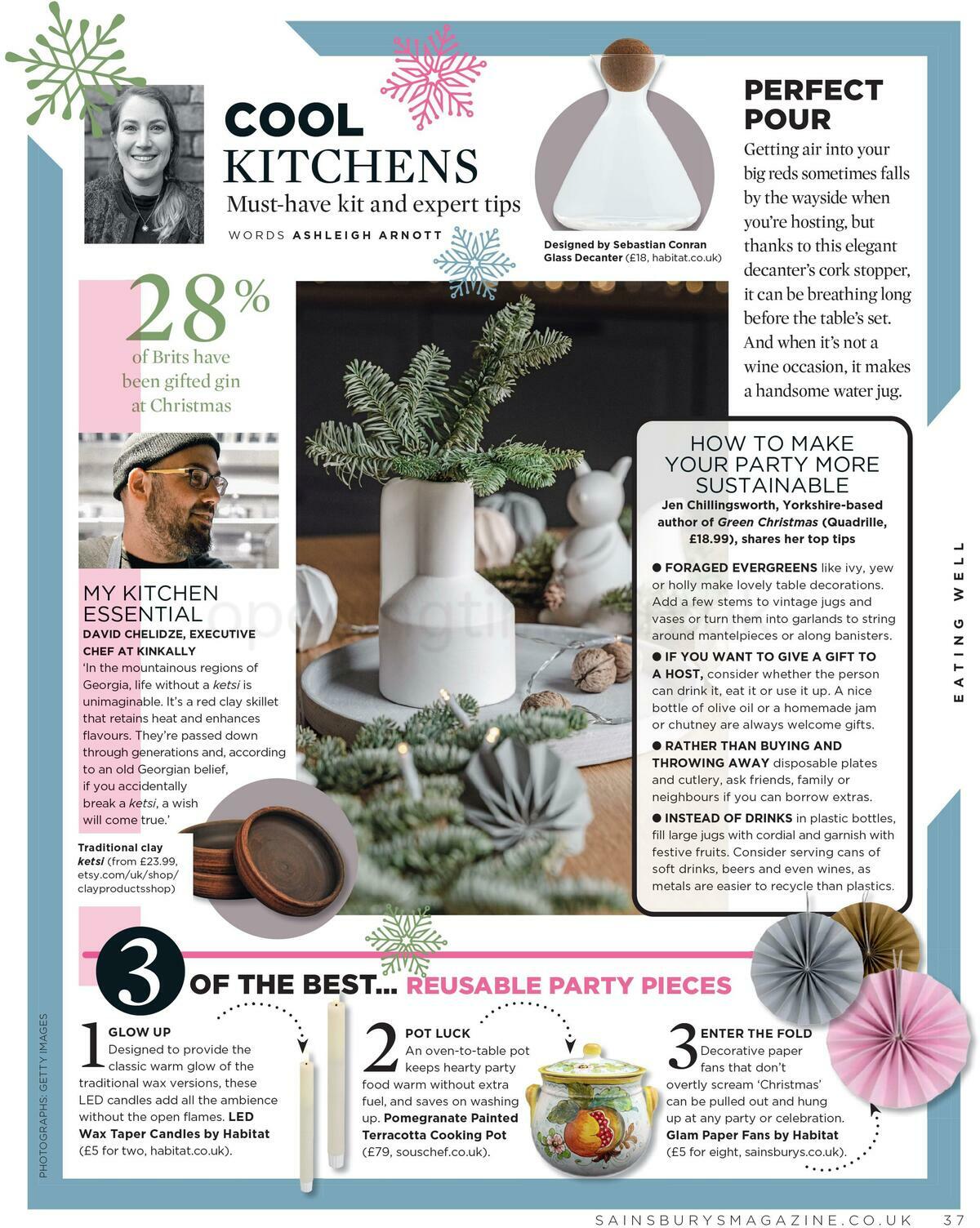 Sainsbury's Magazine December Offers from 1 December