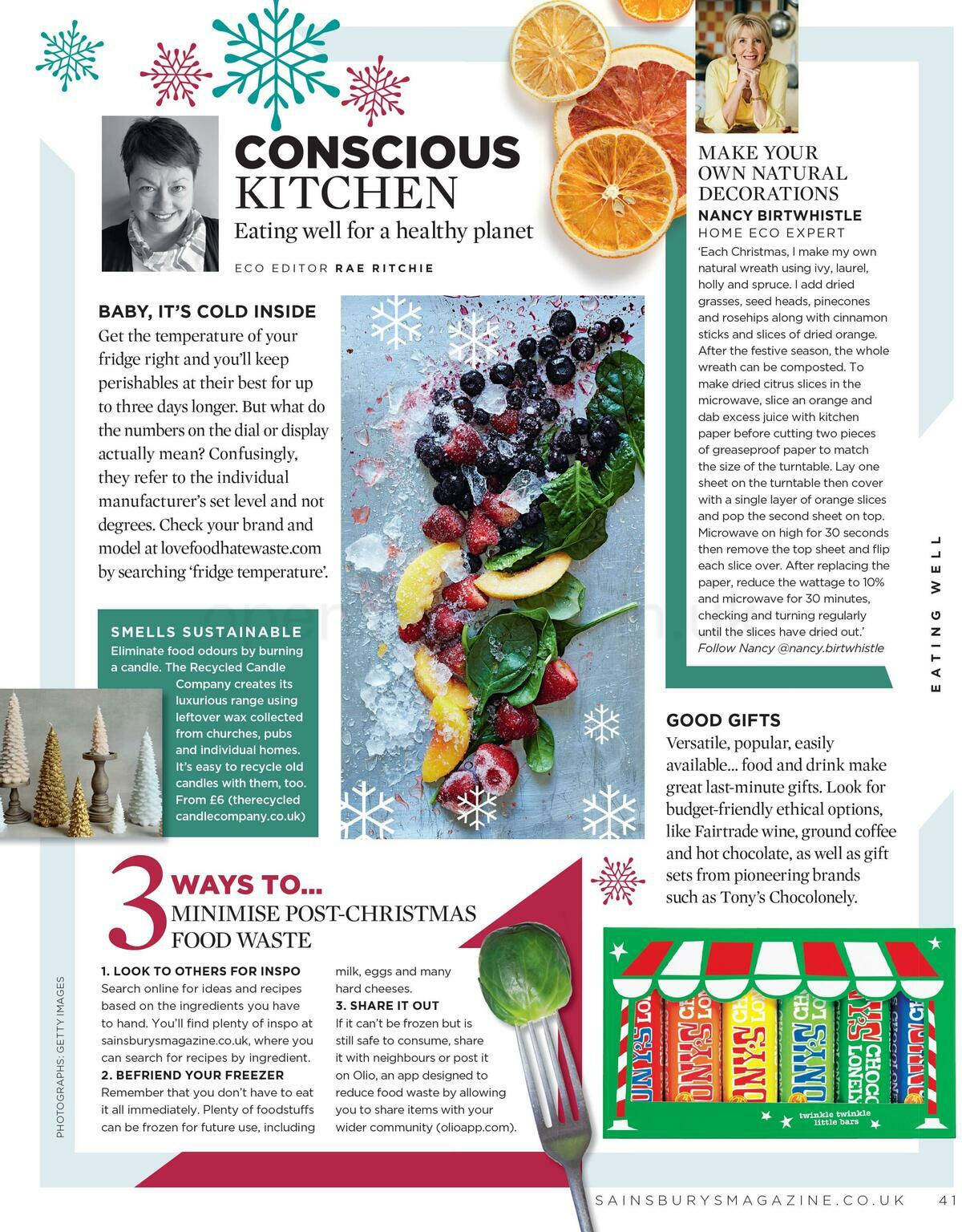 Sainsbury's Magazine December Offers from 1 December