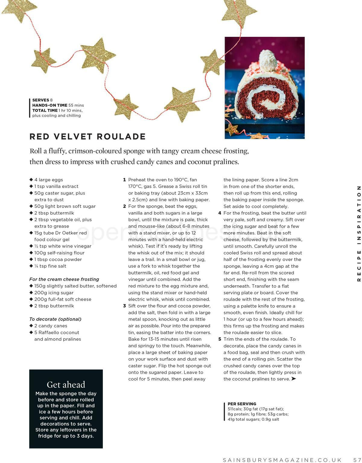 Sainsbury's Magazine December Offers from 1 December