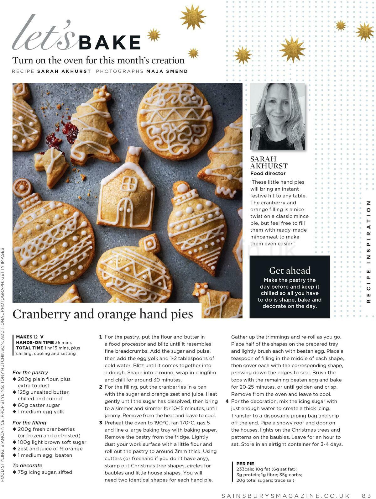 Sainsbury's Magazine December Offers from 1 December