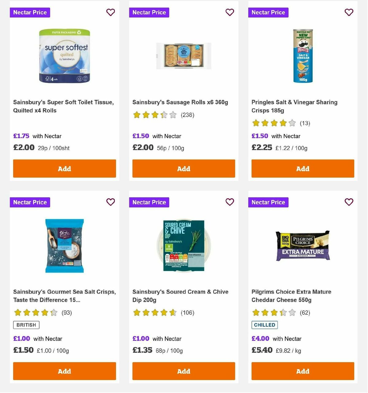 Sainsbury's Offers from 6 December