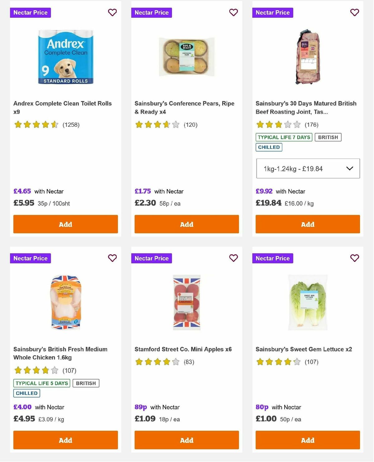 Sainsbury's Offers from 6 December