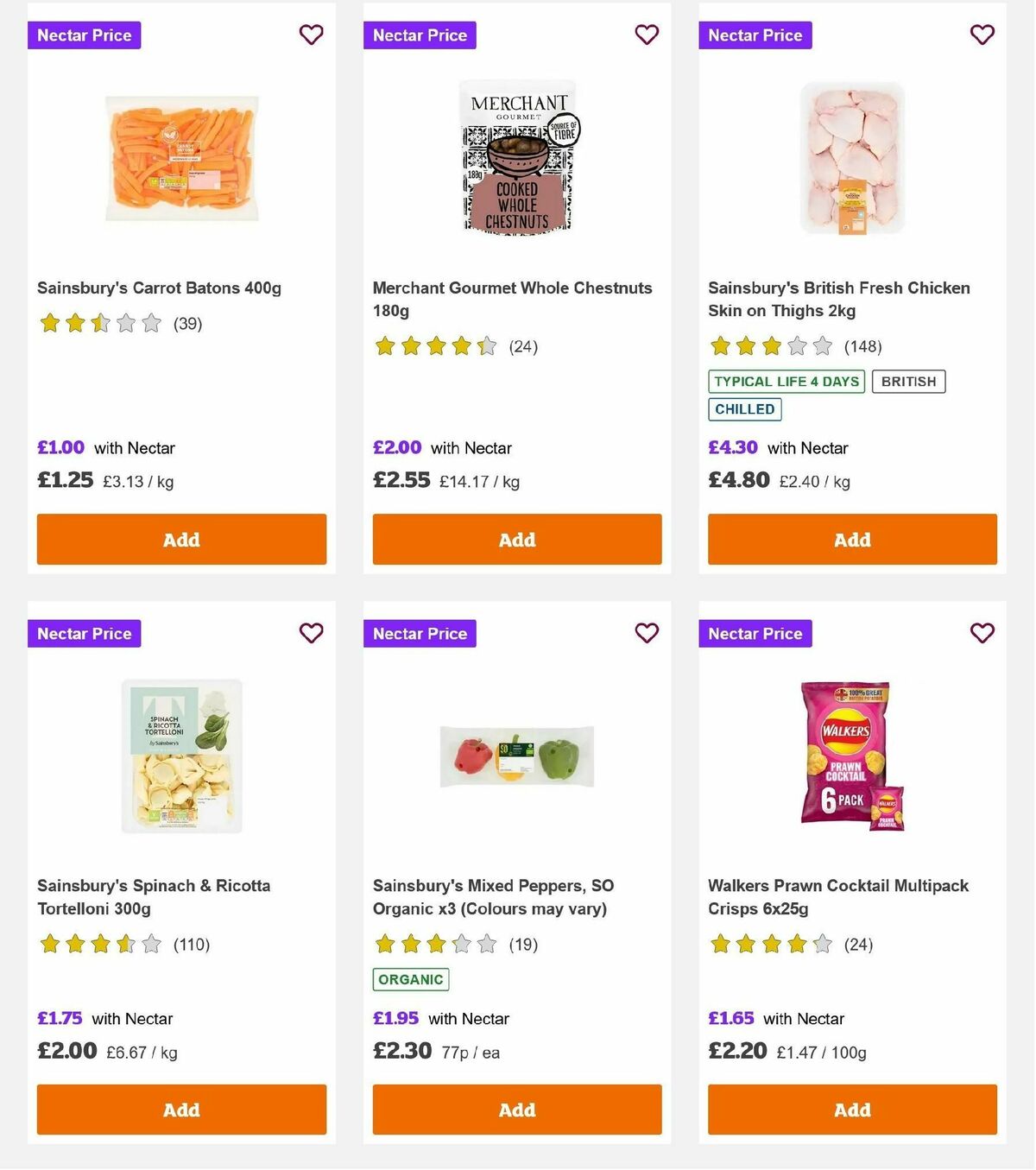 Sainsbury's Offers from 6 December
