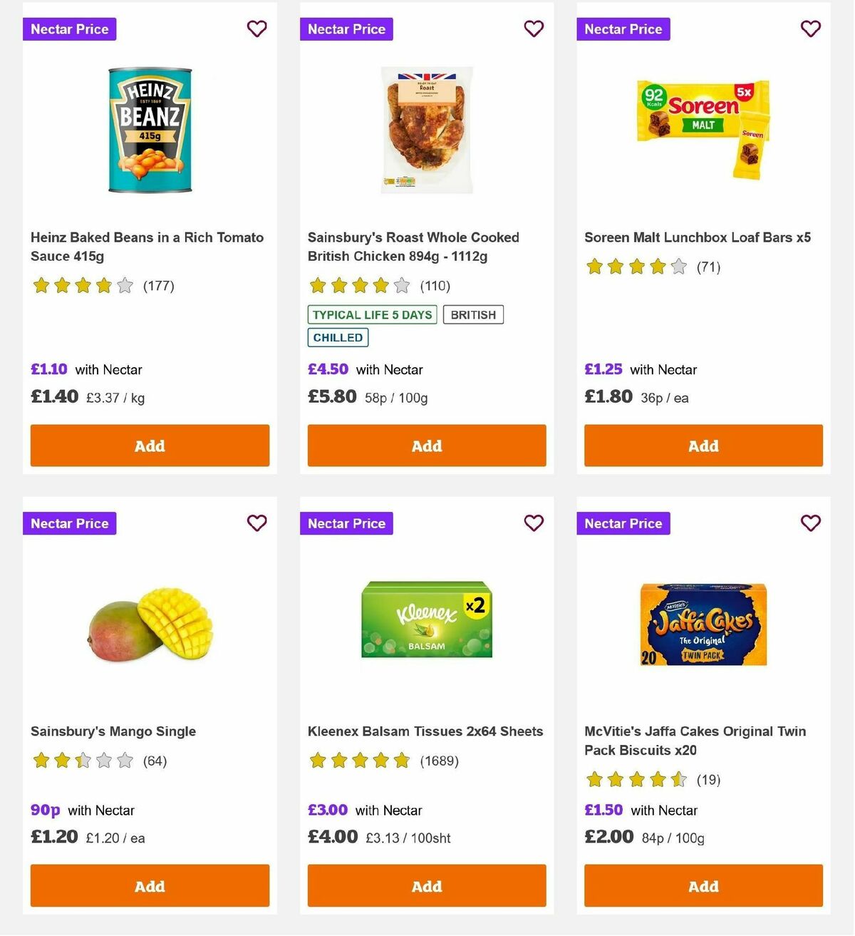 Sainsbury's Offers from 6 December