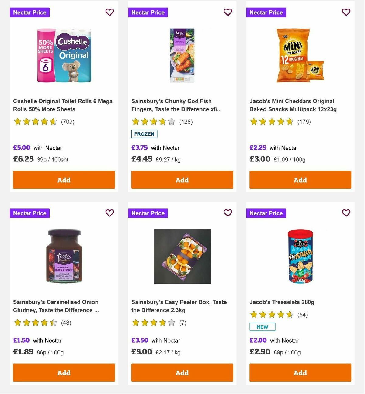 Sainsbury's Offers from 6 December
