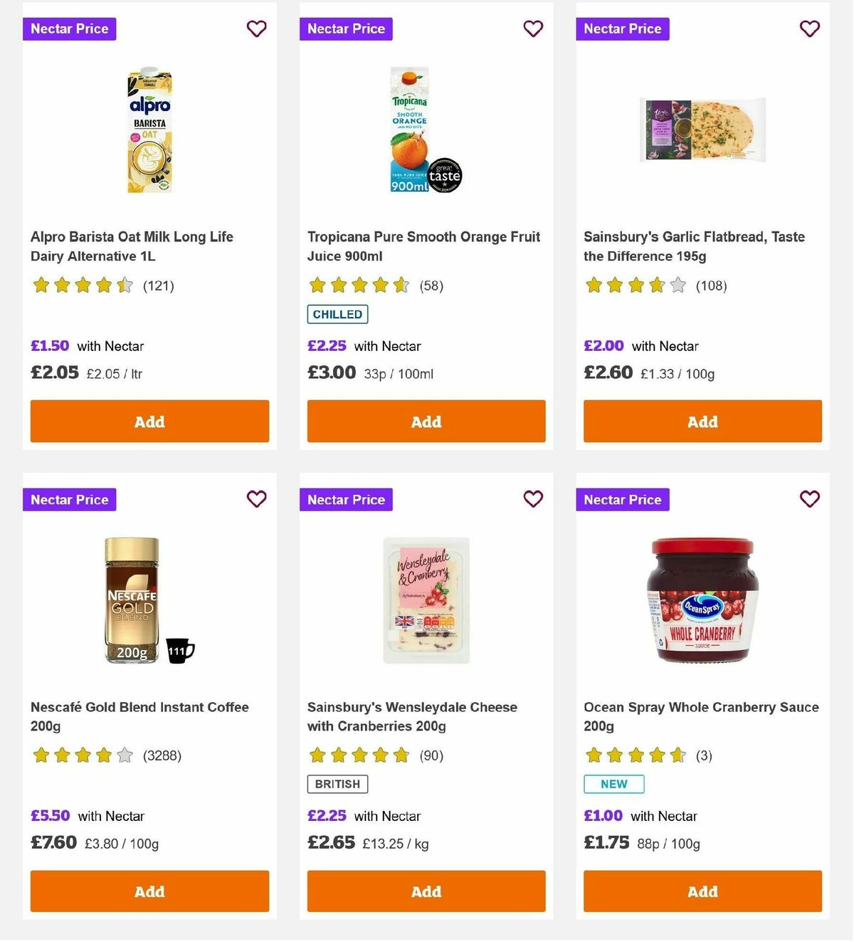 Sainsbury's Offers from 6 December