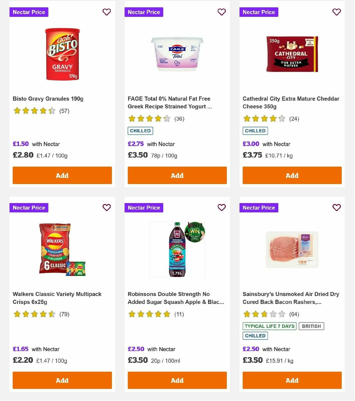 Sainsbury's Offers from 6 December