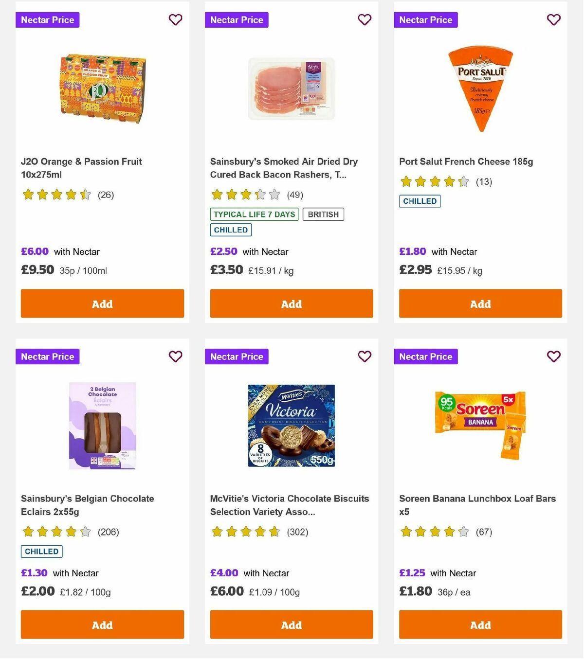 Sainsbury's Offers from 6 December