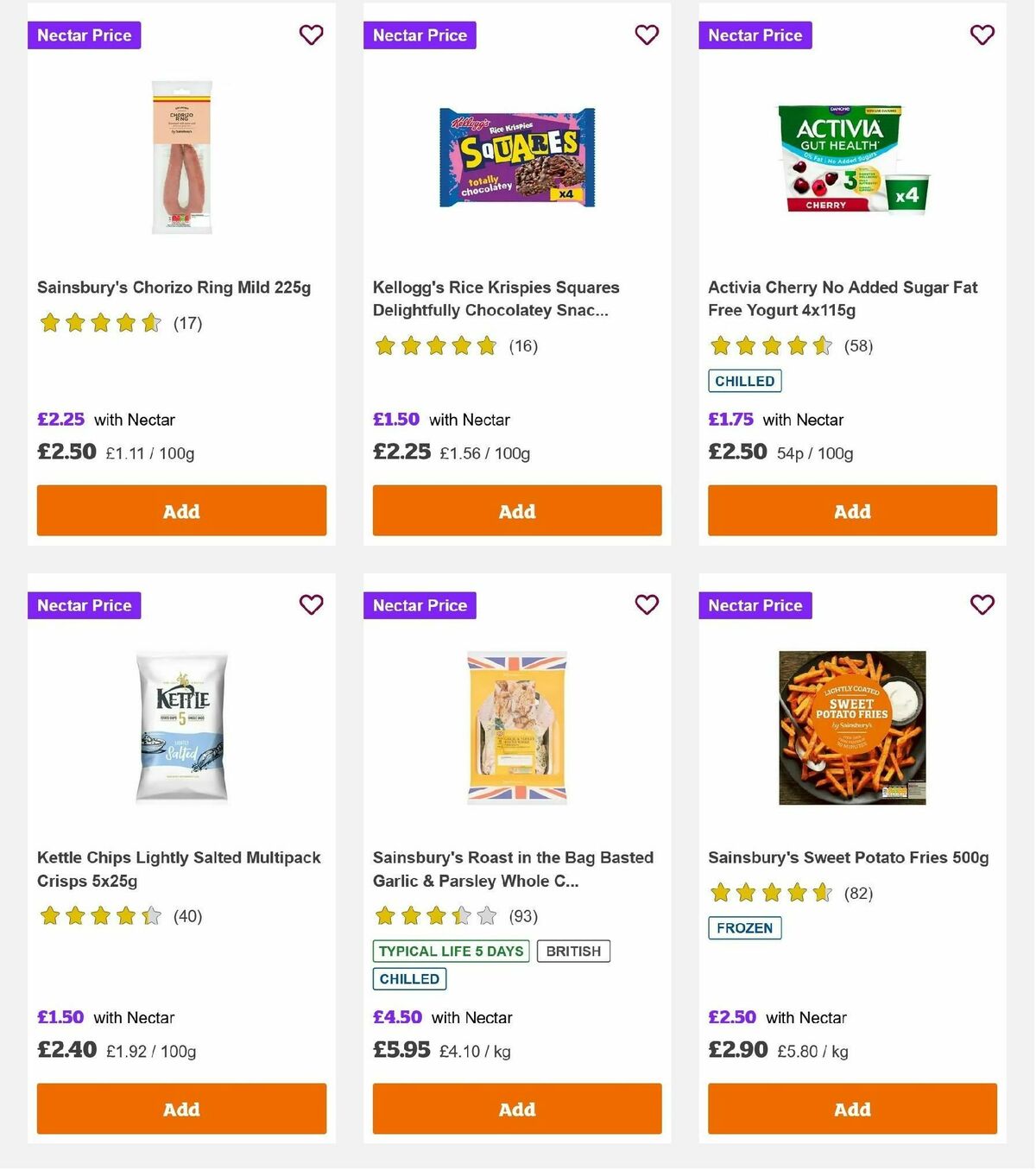Sainsbury's Offers from 6 December