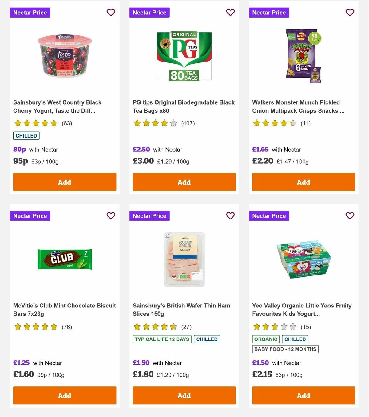 Sainsbury's Offers from 6 December