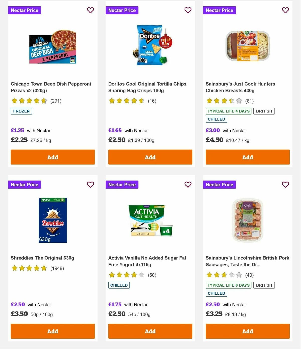 Sainsbury's Offers from 6 December