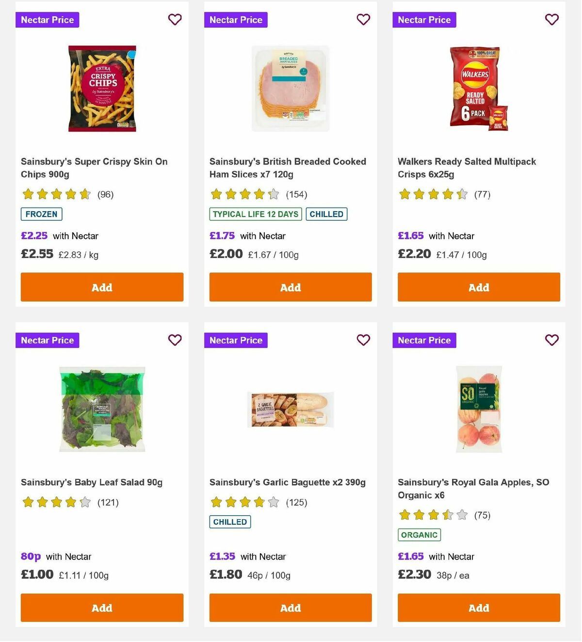 Sainsbury's Offers from 6 December