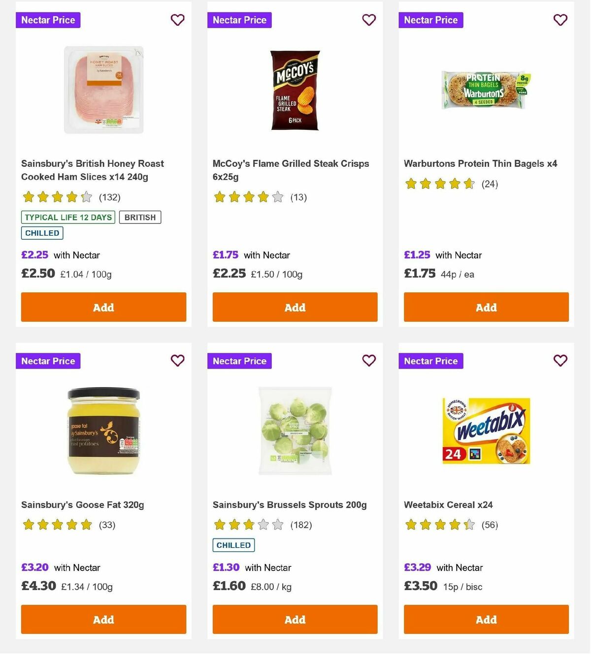 Sainsbury's Offers from 6 December