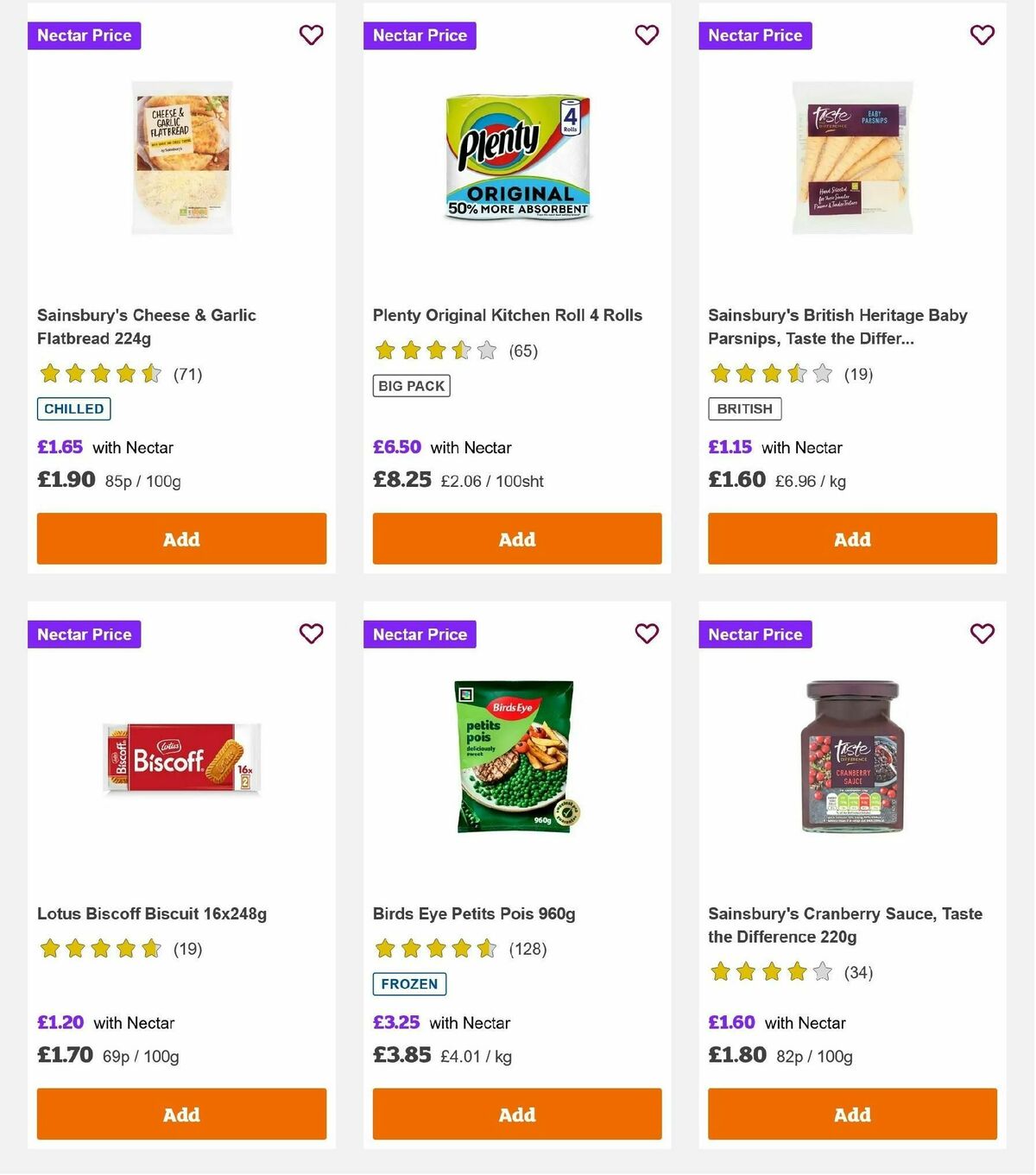 Sainsbury's Offers from 13 December