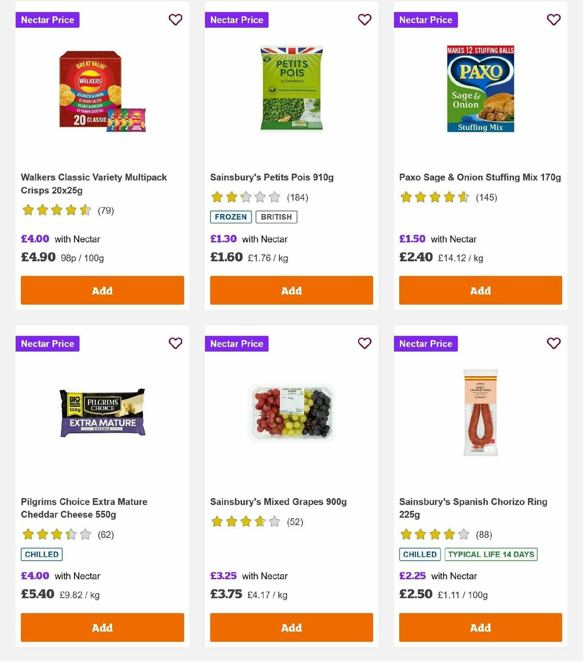 Sainsbury's Offers from 13 December