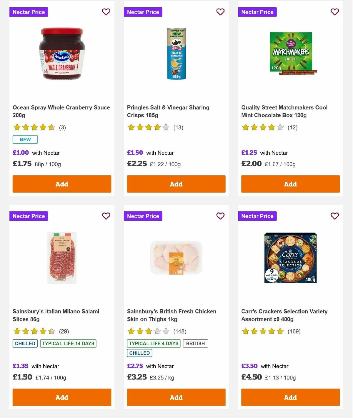 Sainsbury's Offers from 13 December