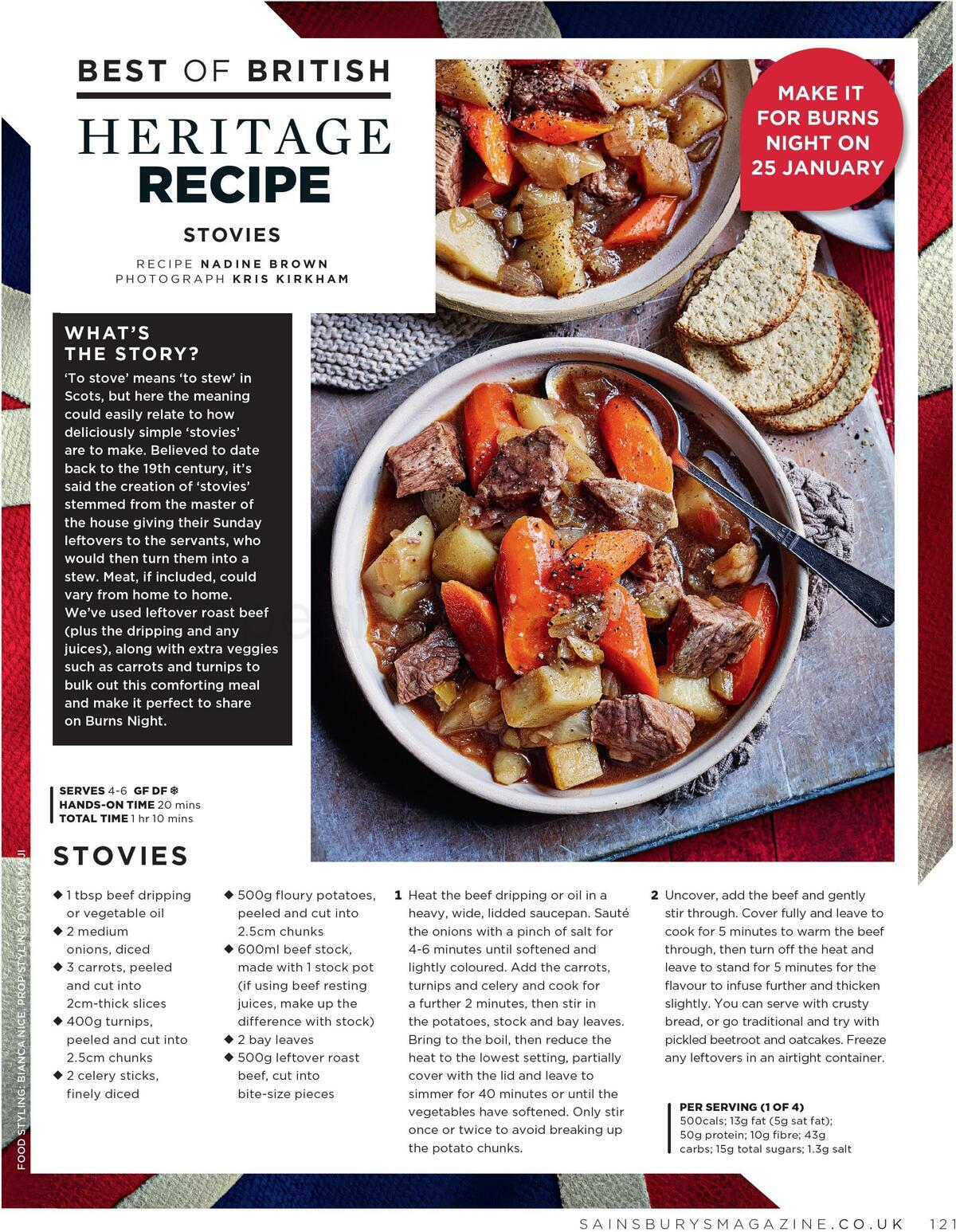 Sainsbury's Magazine January Offers from 1 January