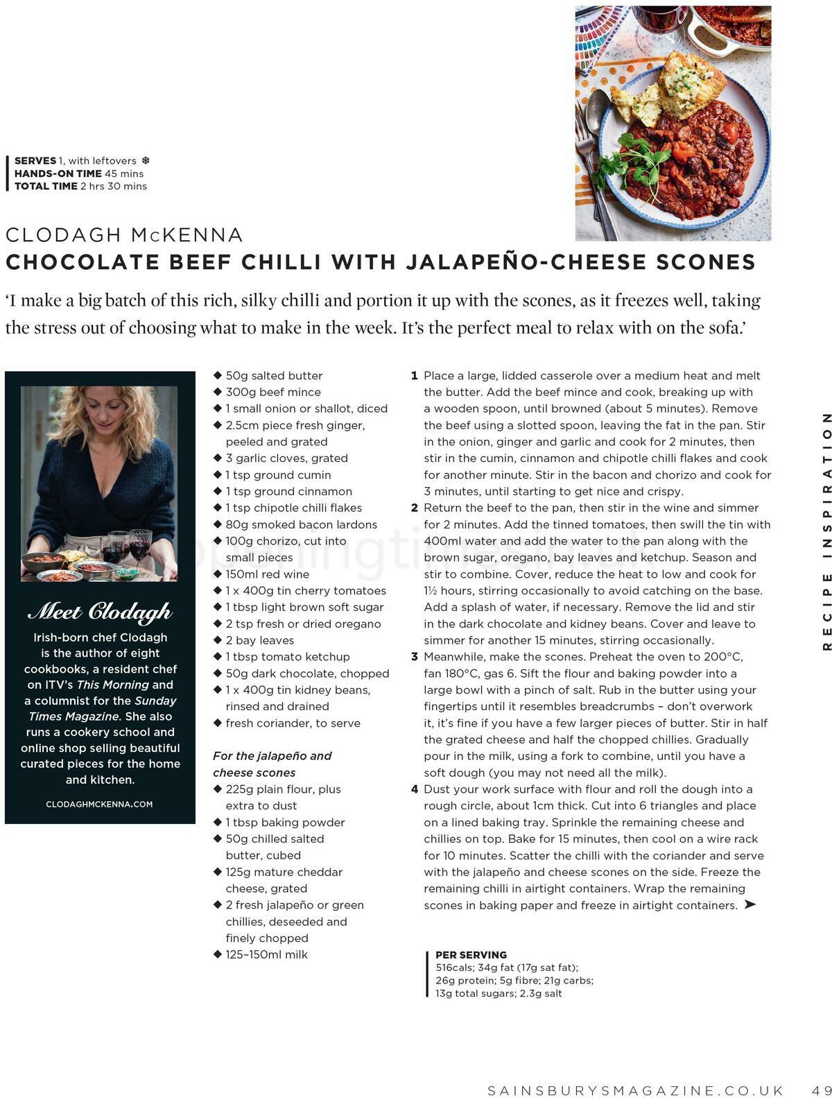 Sainsbury's Magazine January Offers from 1 January