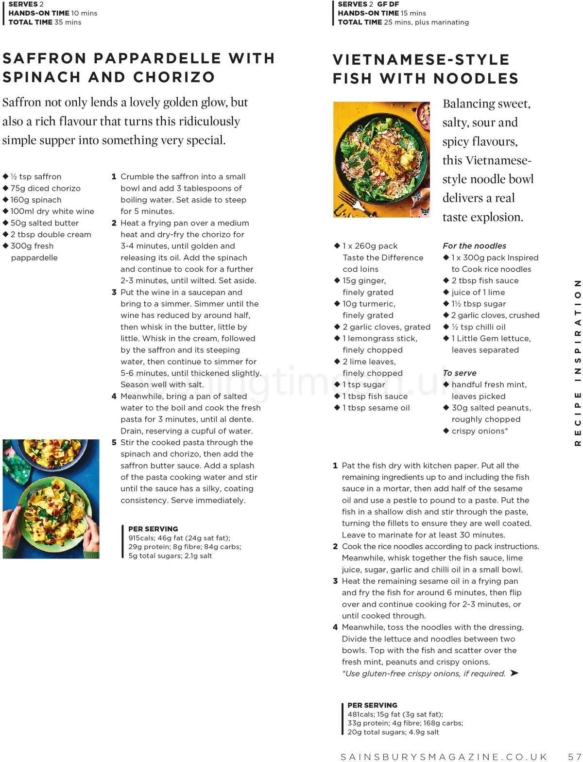 Sainsbury's Magazine January Offers from 1 January