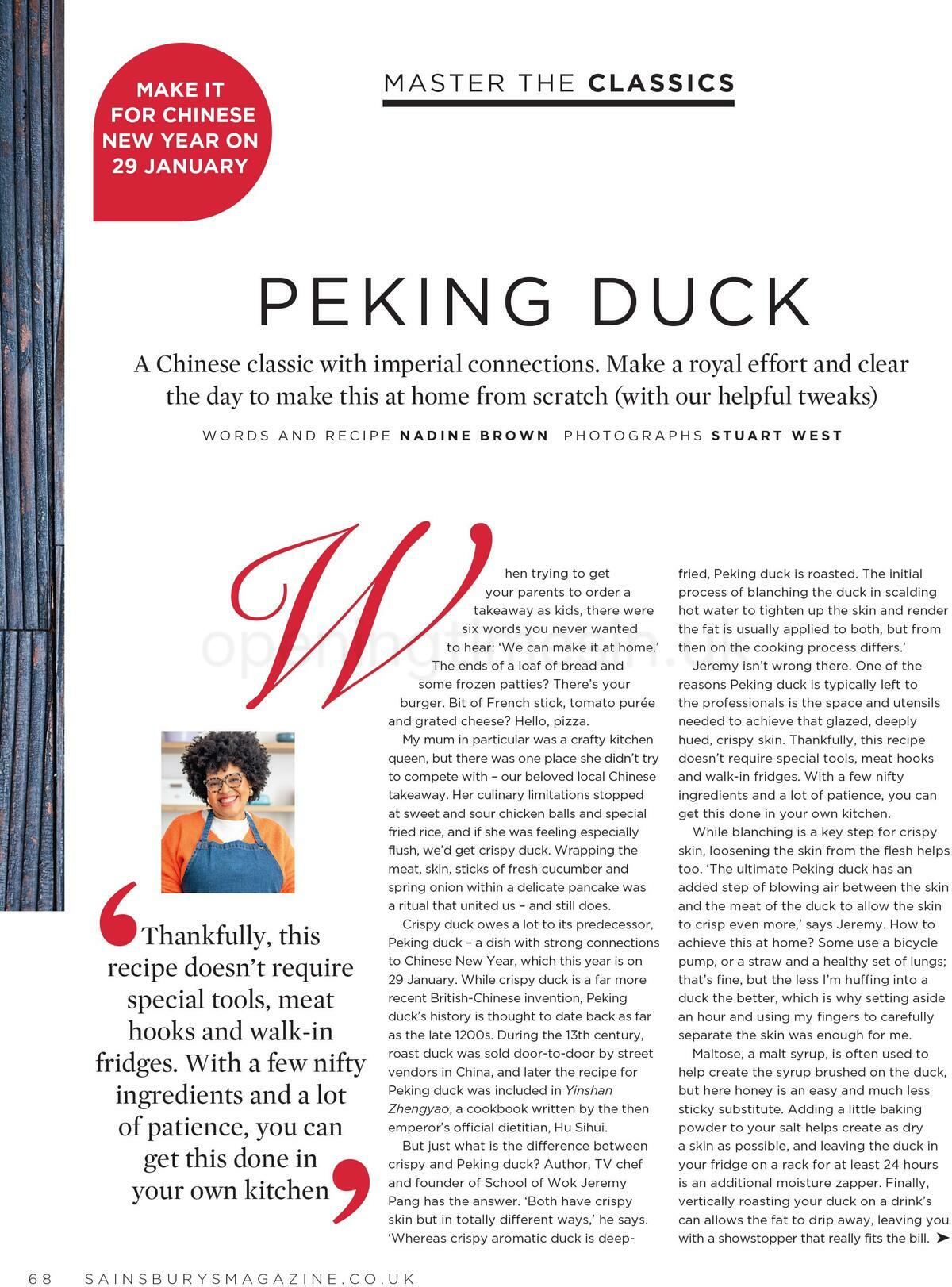 Sainsbury's Magazine January Offers from 1 January