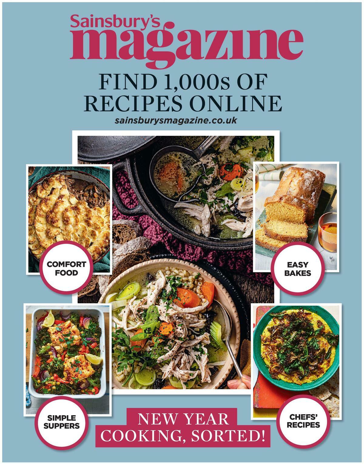 Sainsbury's Magazine January Offers from 1 January
