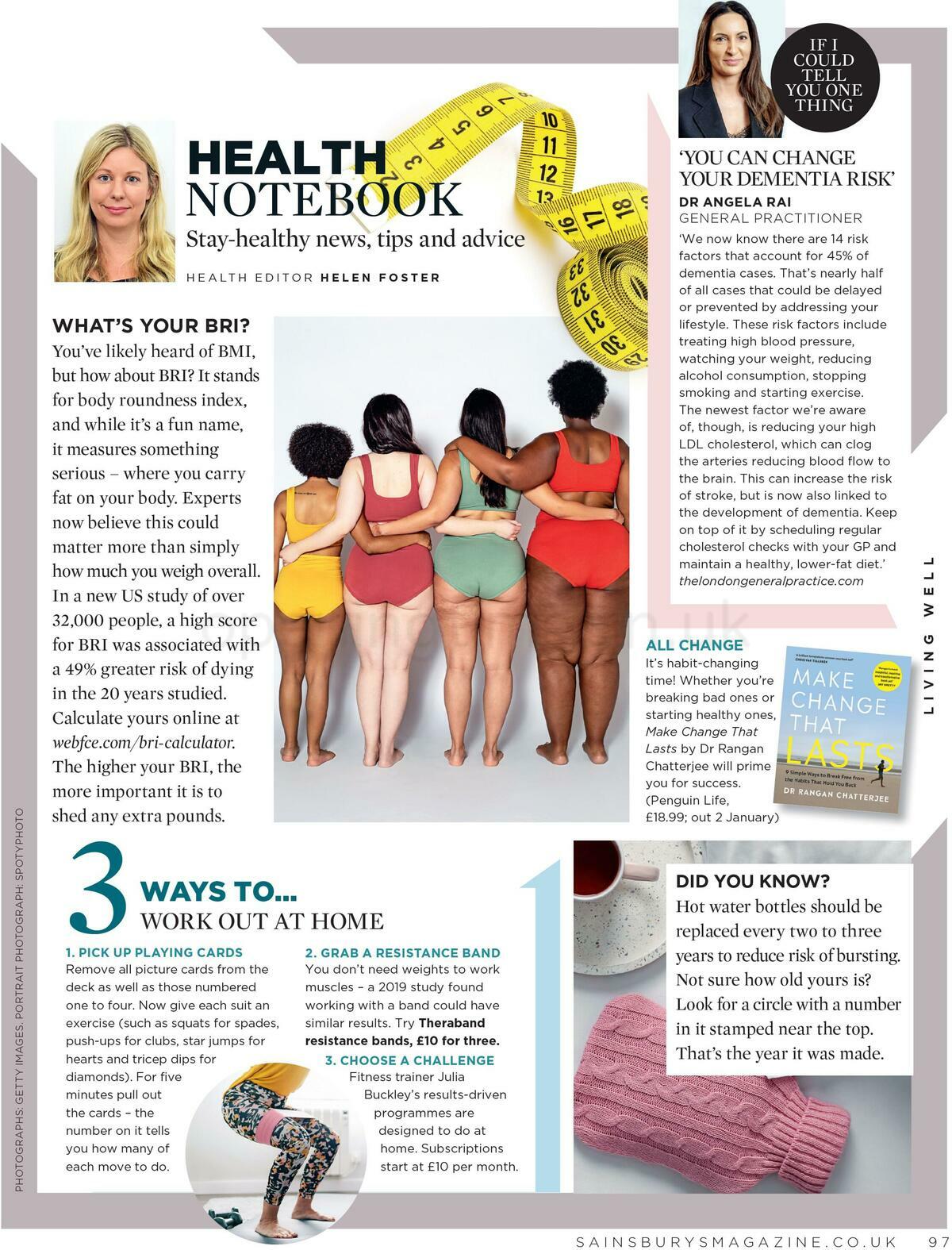 Sainsbury's Magazine January Offers from 1 January