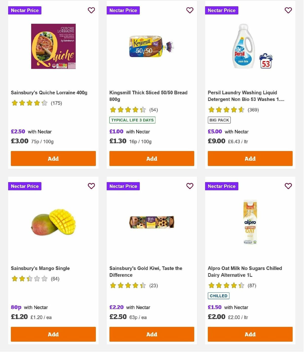 Sainsbury's Offers from 3 January