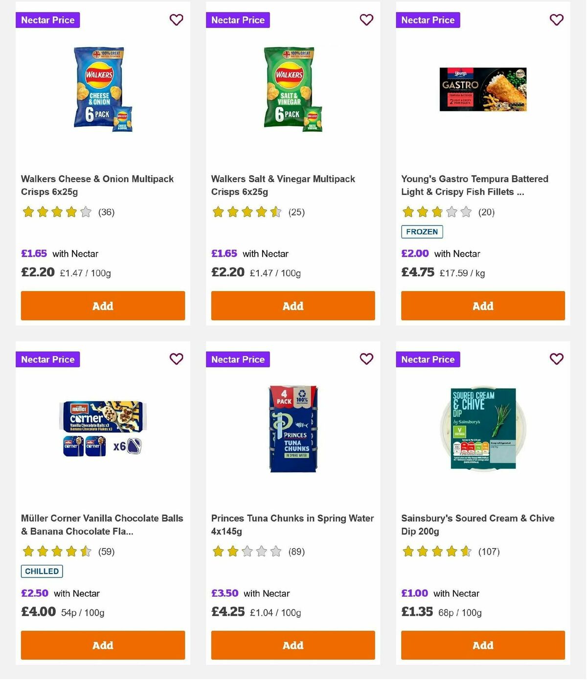 Sainsbury's Offers from 10 January