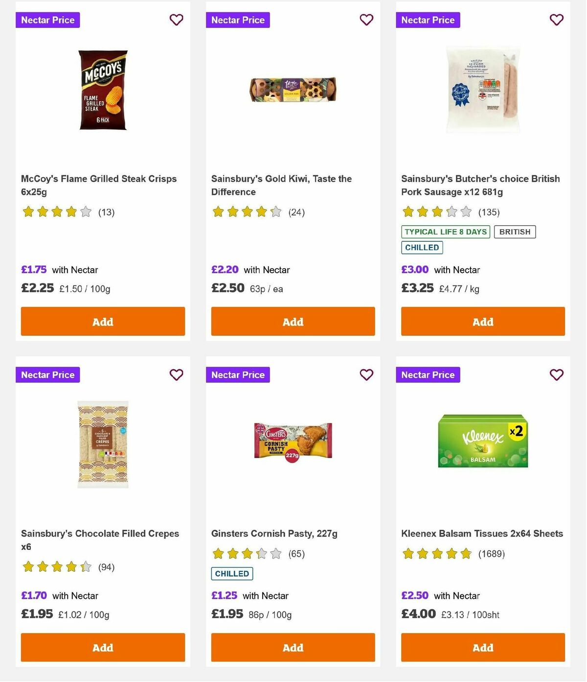 Sainsbury's Offers from 10 January