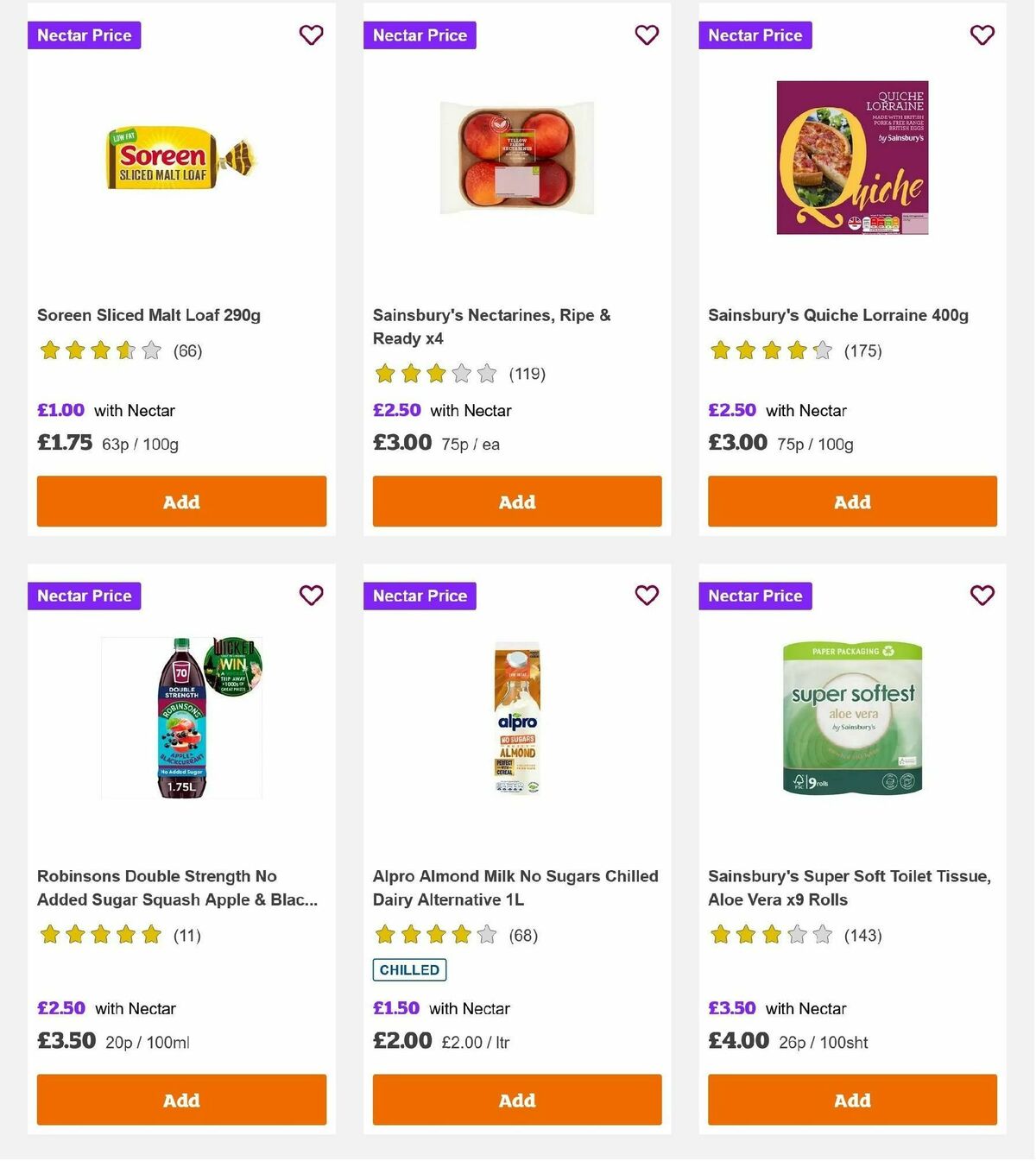 Sainsbury's Offers from 10 January