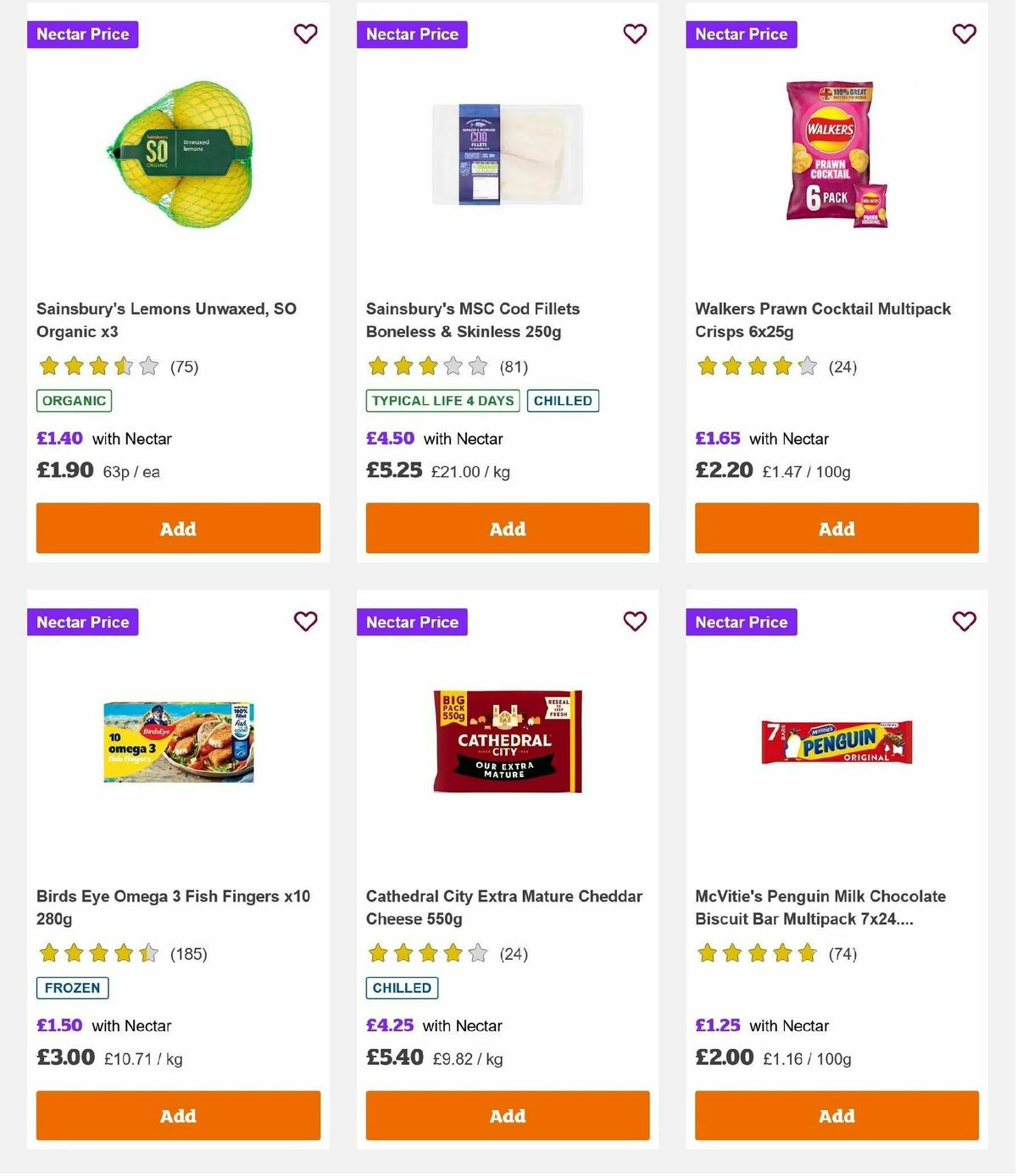 Sainsbury's Offers from 10 January