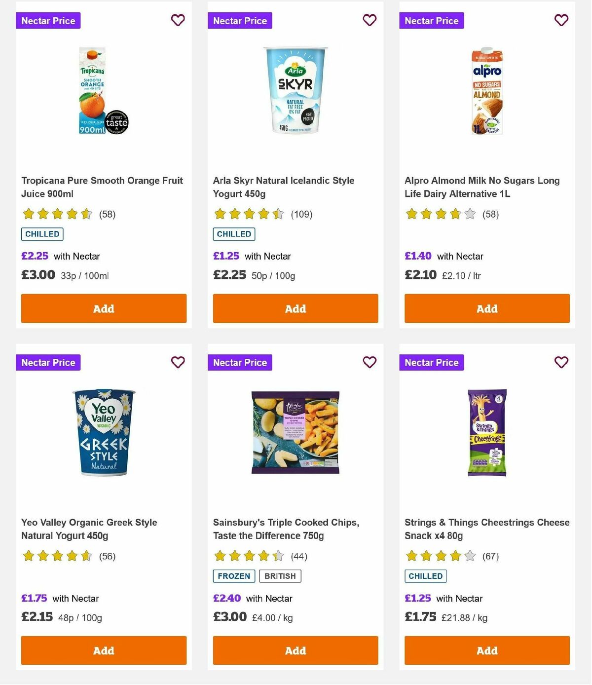 Sainsbury's Offers from 10 January