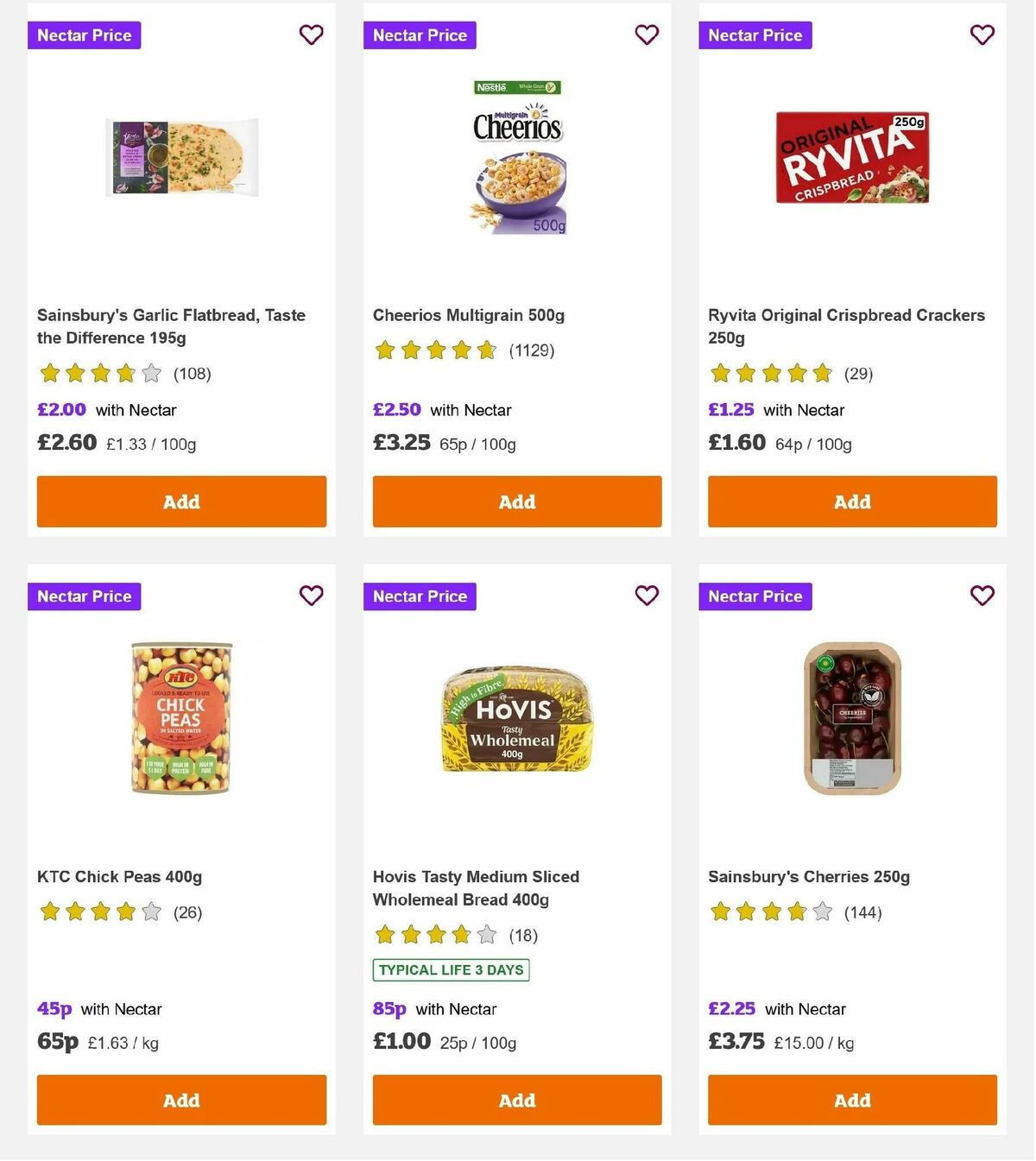 Sainsbury's Offers from 10 January