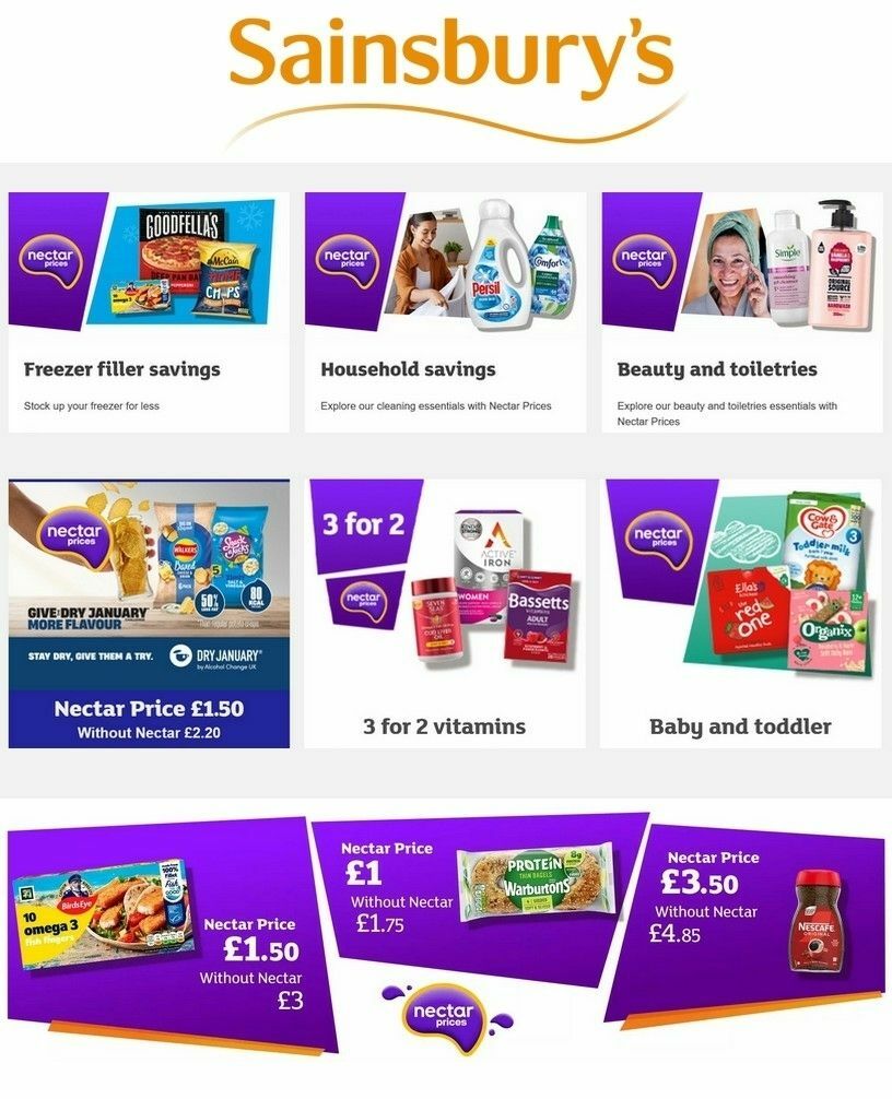 Sainsbury's Offers from 17 January
