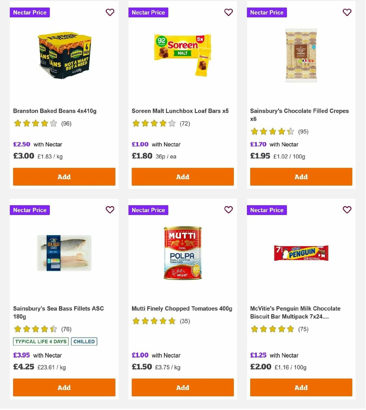 Sainsbury's Offers from 17 January