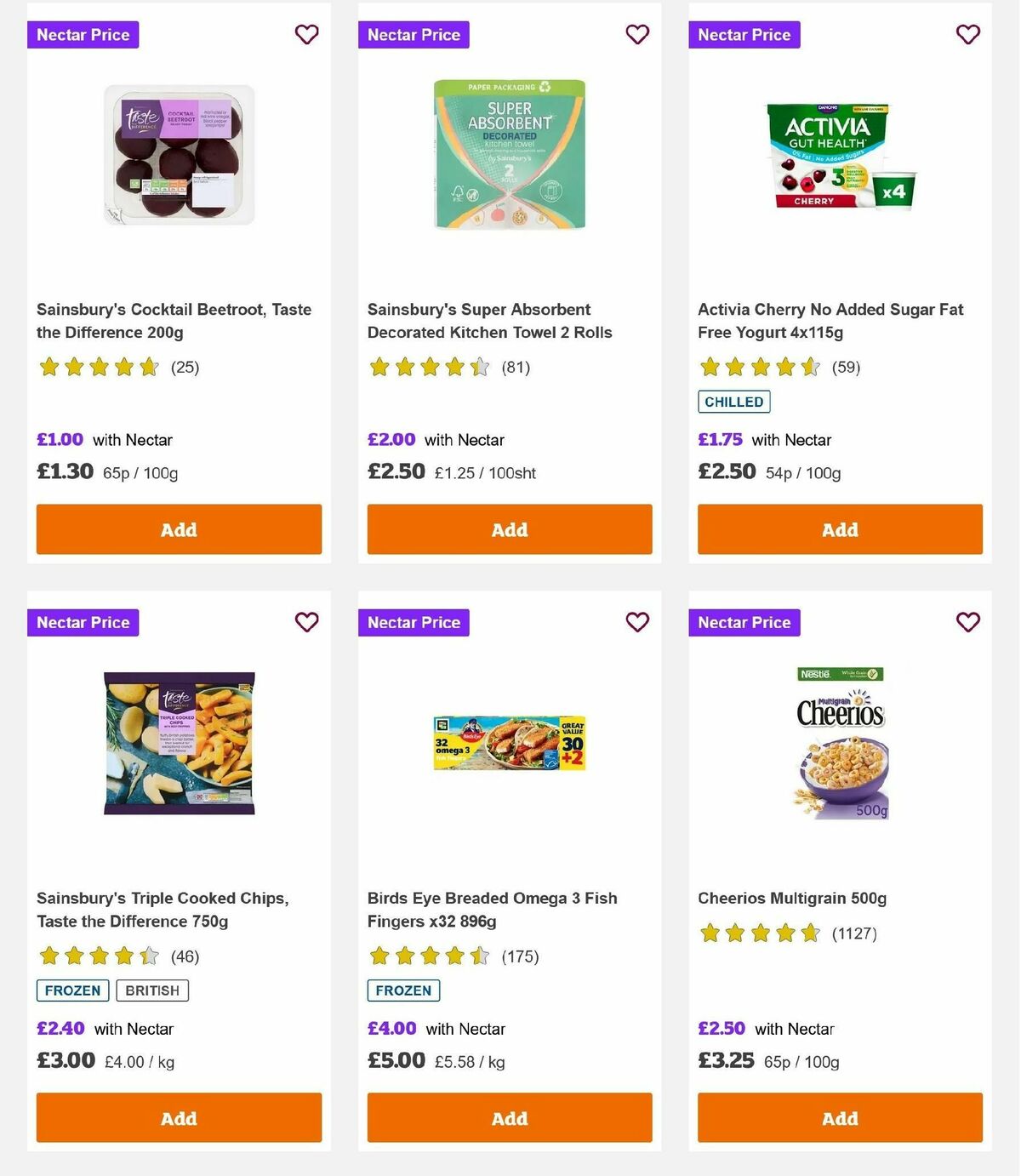 Sainsbury's Offers from 17 January