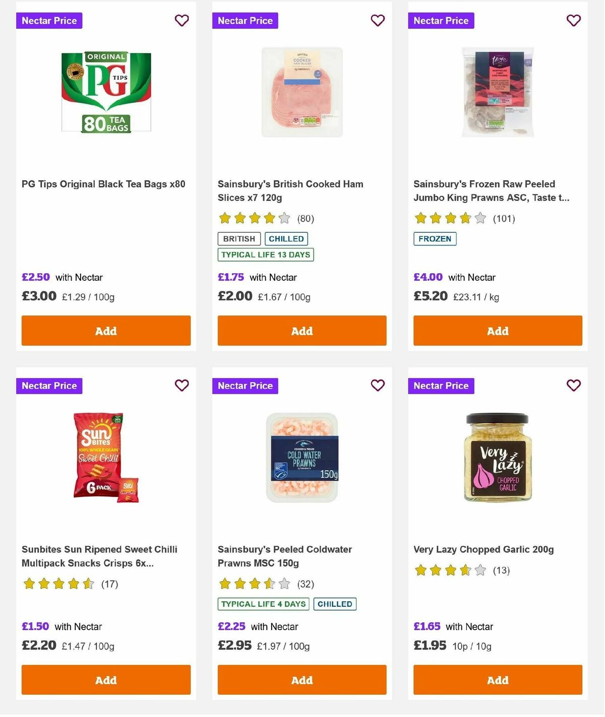 Sainsbury's Offers from 17 January