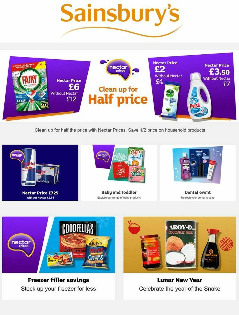 Sainsbury's Offers from 24 January