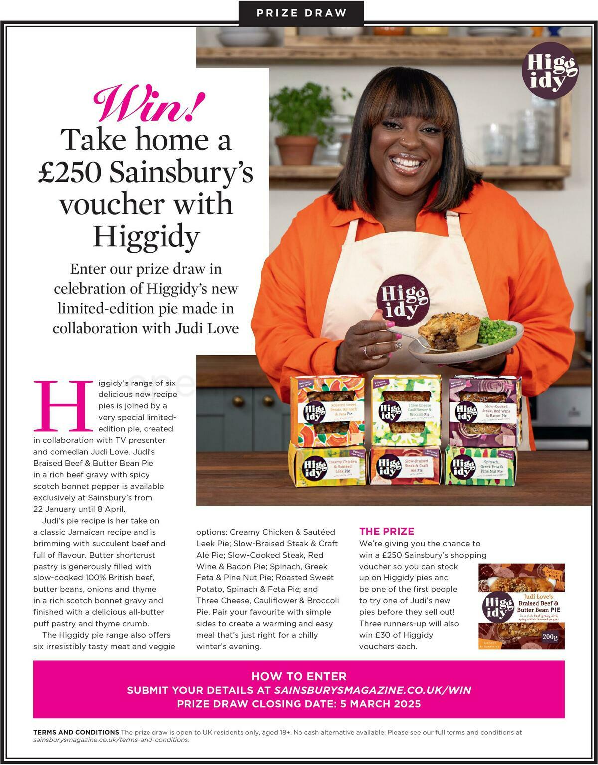 Sainsbury's Magazine February Offers from 1 February