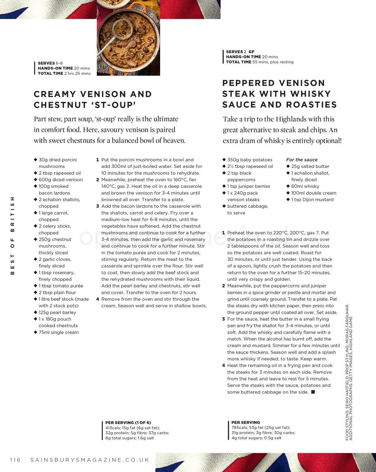 Sainsbury's Magazine February Offers from 1 February